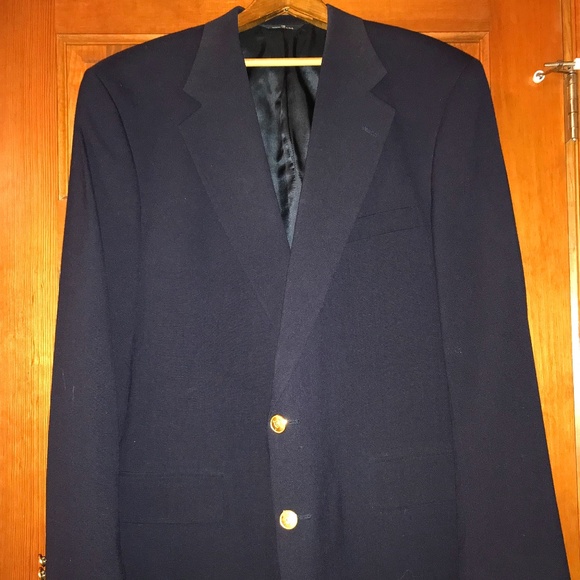 Polo by Ralph Lauren Men’s Blazer Sport Coat, Sz 46L, Navy Blue - Picture 1 of 4